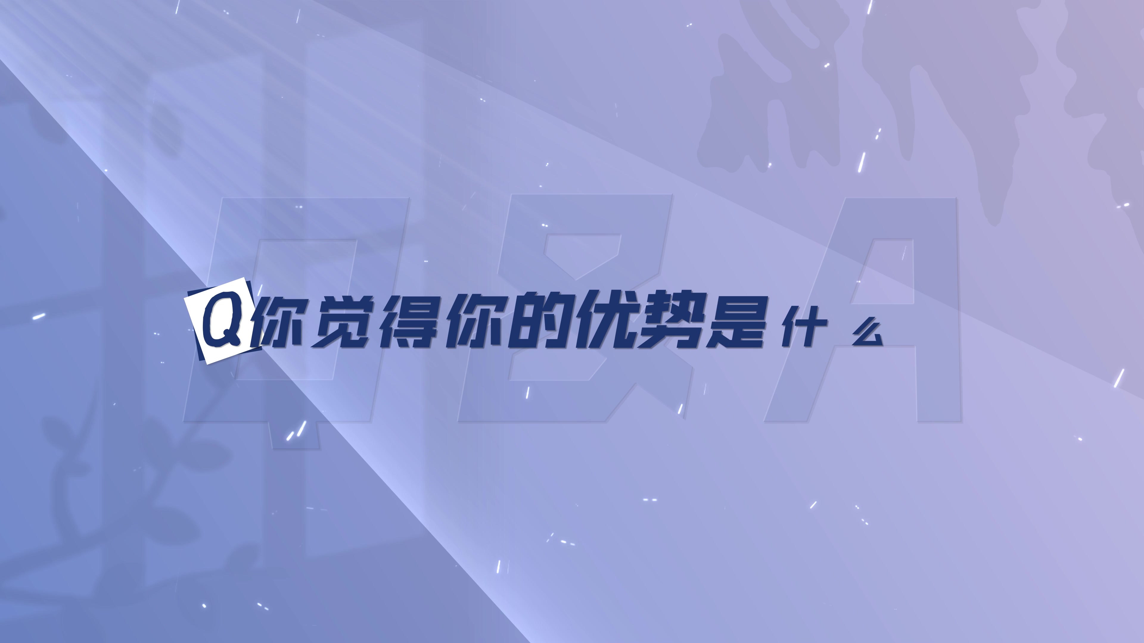 高端提问采访访谈光影字幕