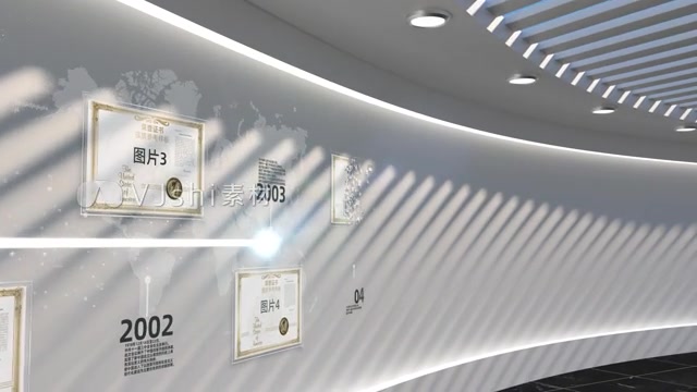 荣誉墙及图文展示模板