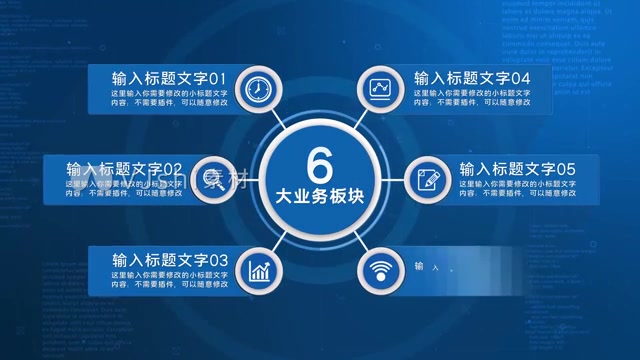 六大类科技分类个方面个分支蓝色科技