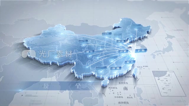 科技辐射全国地图公司发展区位图