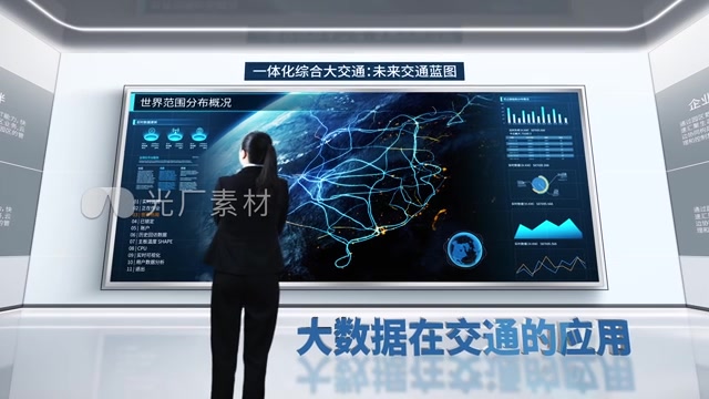 科技空间可视化数据演示