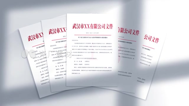 白色光影文件展示