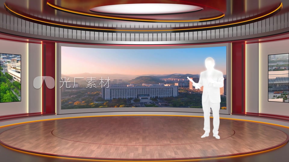 党建两会虚拟演播室