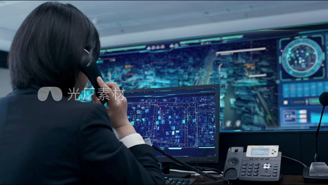 智慧大屏虚拟屏幕科技大屏幕监控网络云信息