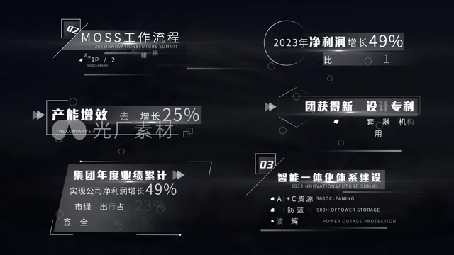 简洁字幕标题特效