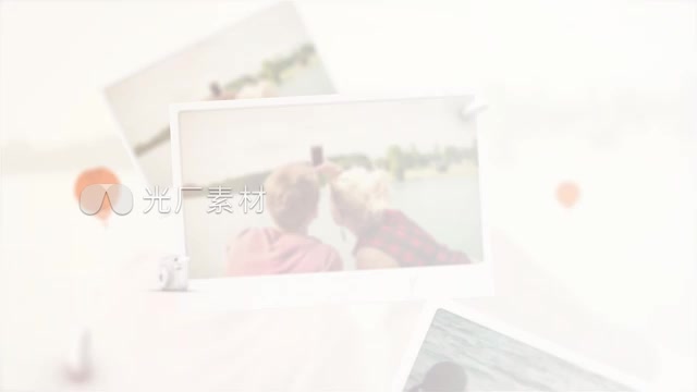 旅行片头旅行相册卡通照片展示