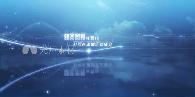 企业大事记时间线展示模板