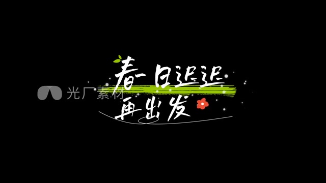 【原创】综艺节目清新花字展示