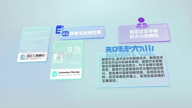 厚度毛玻璃文字框