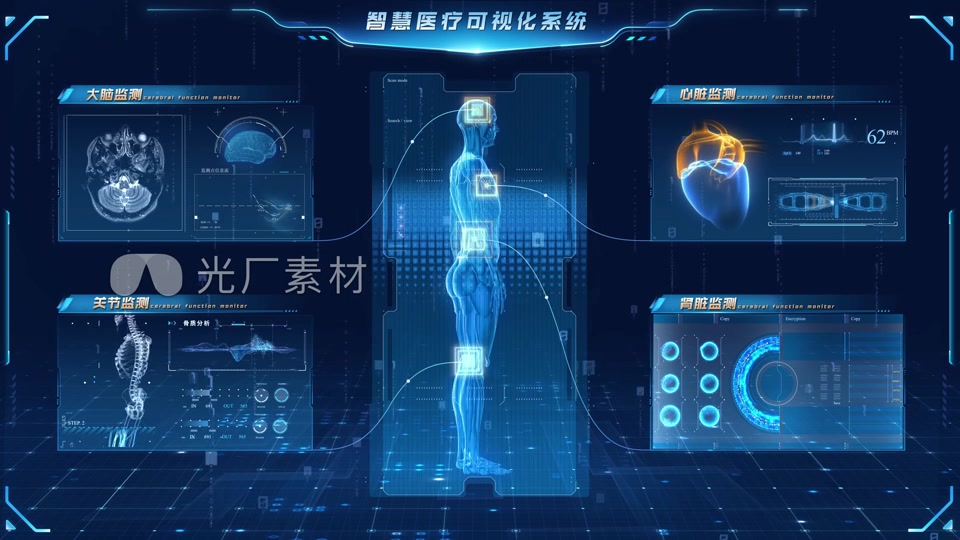 医疗可视化界面