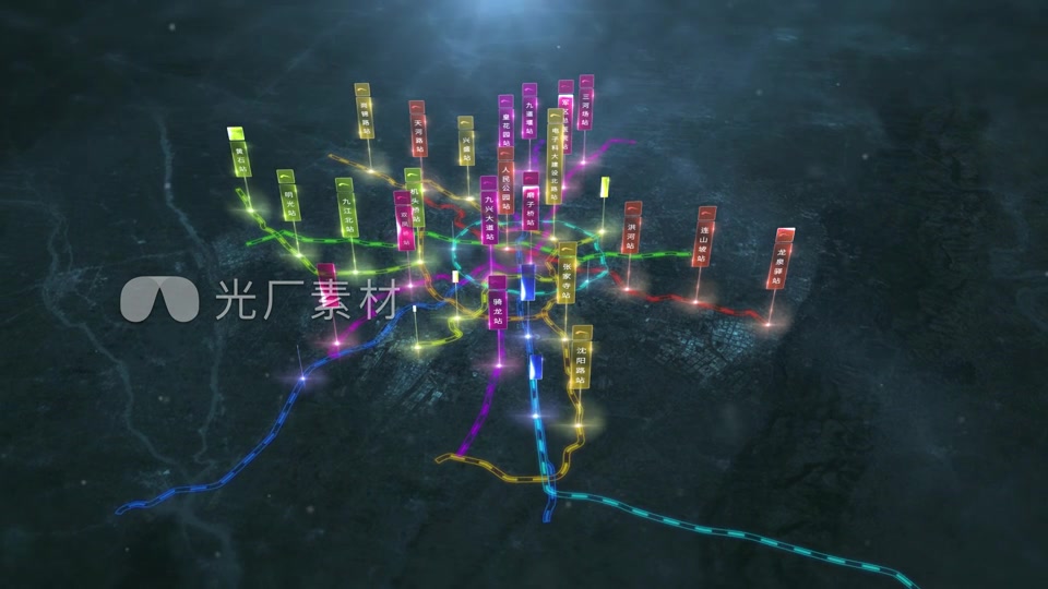 成都地铁线路图