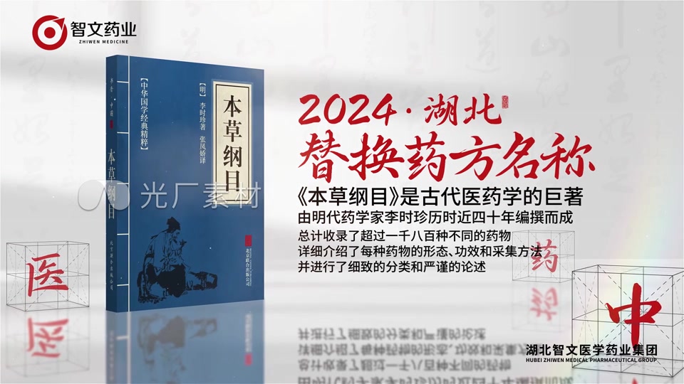 中医中药古书籍展示