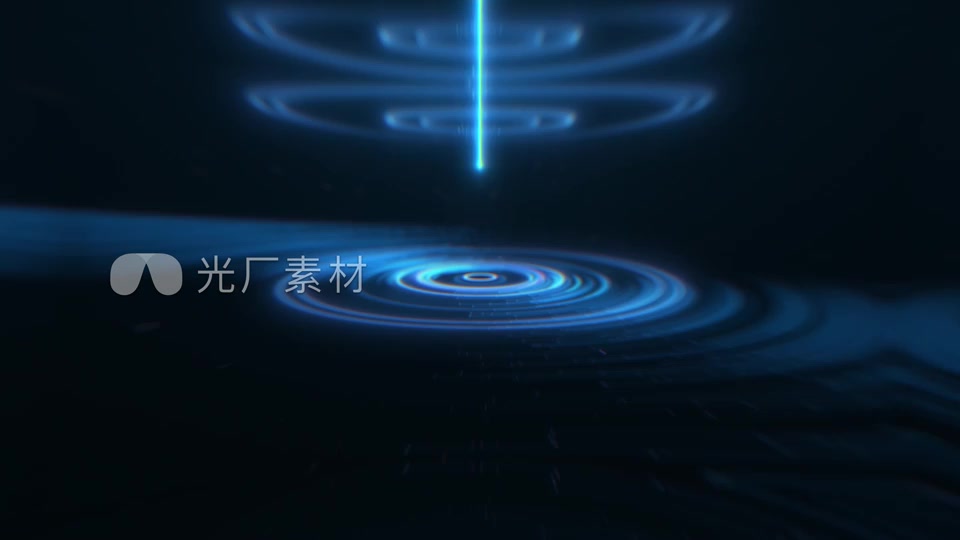 原创大气科技数据传输开场片头