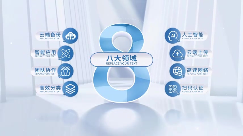 简约大气企业架构文字图文分类