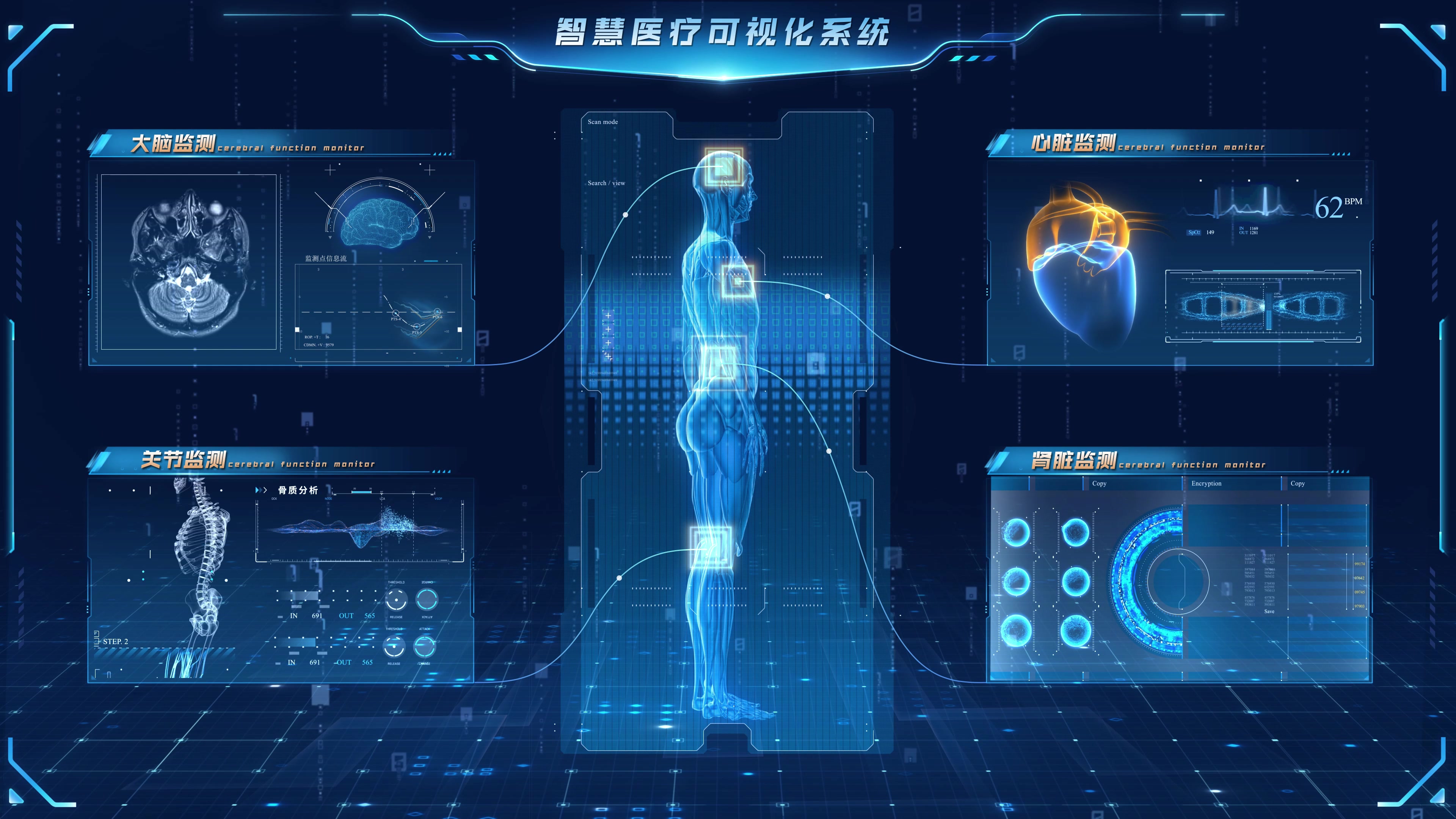 医疗可视化界面